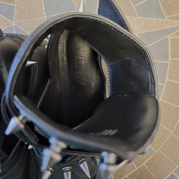 Widow Dolls Kill Punk Paradox Spiked Platform Booties - Picture 9 of 14